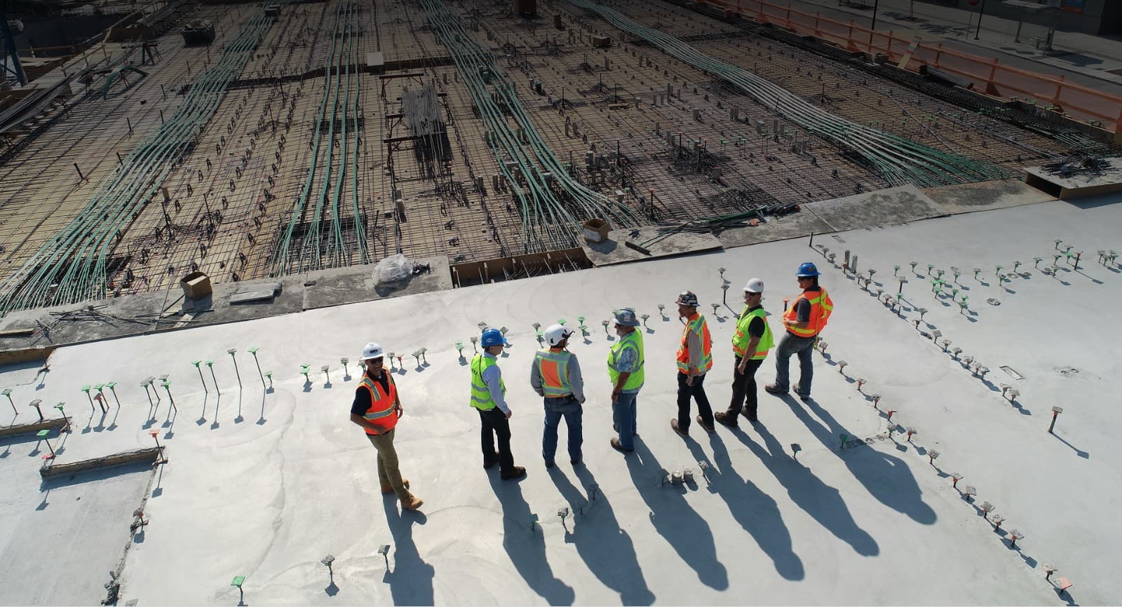 Construction workers at site