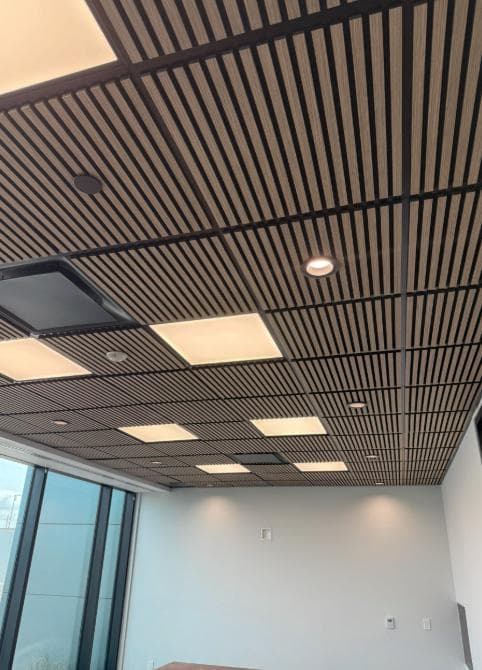Acoustic Ceilings on-site trade work